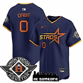 Men's Houston Astros #0 Orbit Navy 2025 City Connect Limited Stitched Jersey Dzhi,baseball caps,new era cap wholesale,wholesale hats
